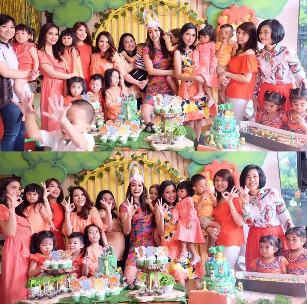 Perayaan ultah ke-3 Baby El © Instagram/inijedar