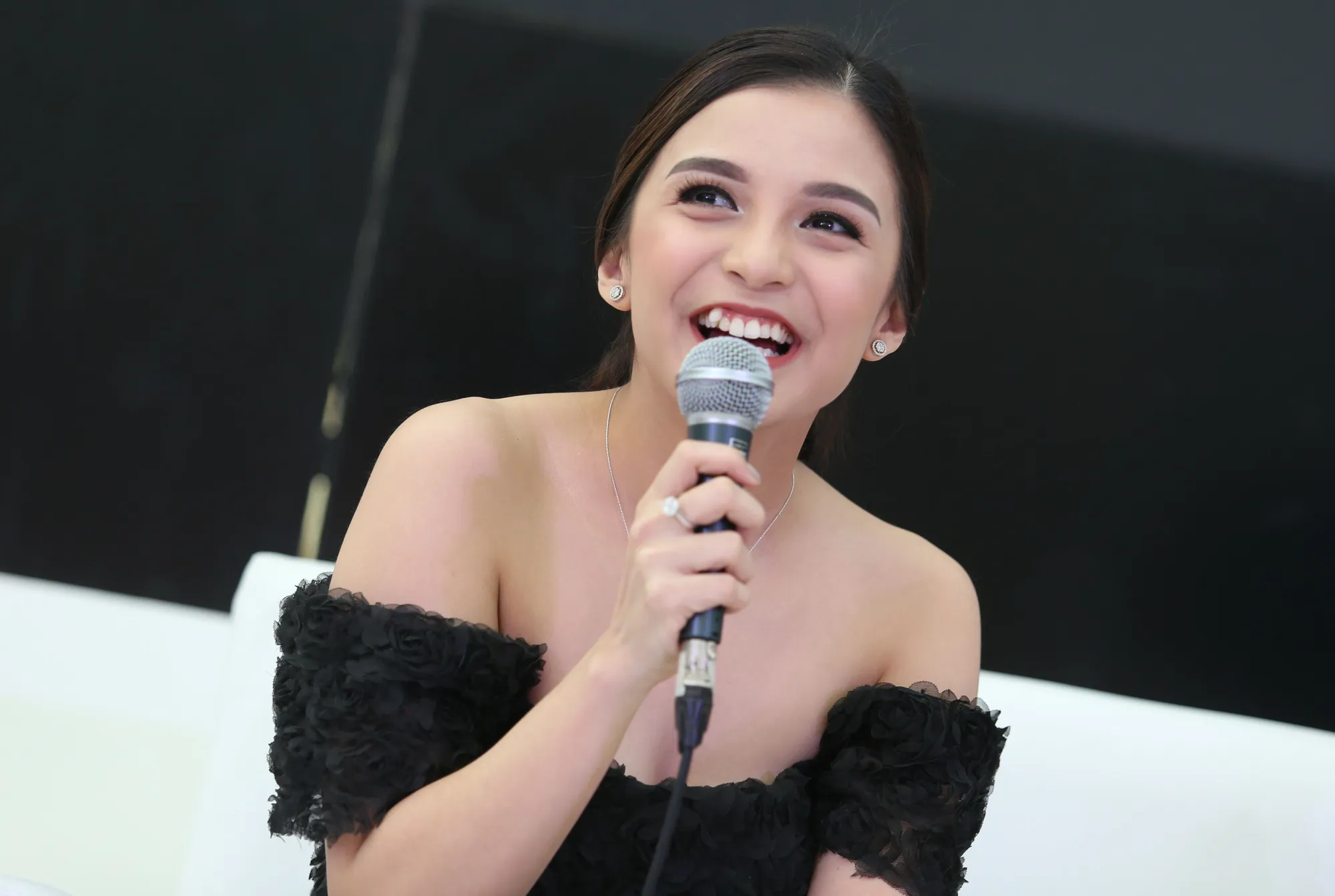 Chelsea Olivia berharap pernikahan Laudya Cynthia Bella berjalan dengan lancar © KapanLagi.com/Agus Apriyanto