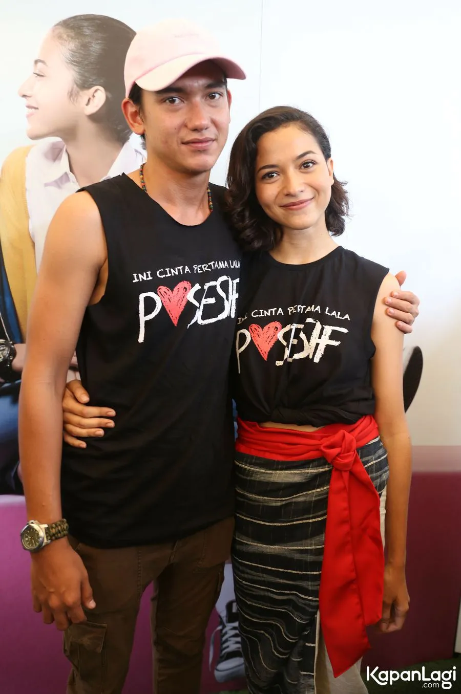 Adipati Dolken dan Putri Marino, duo pemeran utama di 'POSESIF' © KapanLagi.com®/Agus Apriyanto
