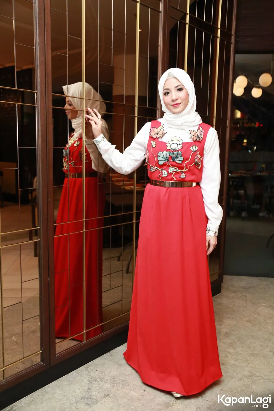 Natasha Rizki ungkap pendapat soal selebriti melepas hijab. © KapanLagi.com/Bayu Herdianto