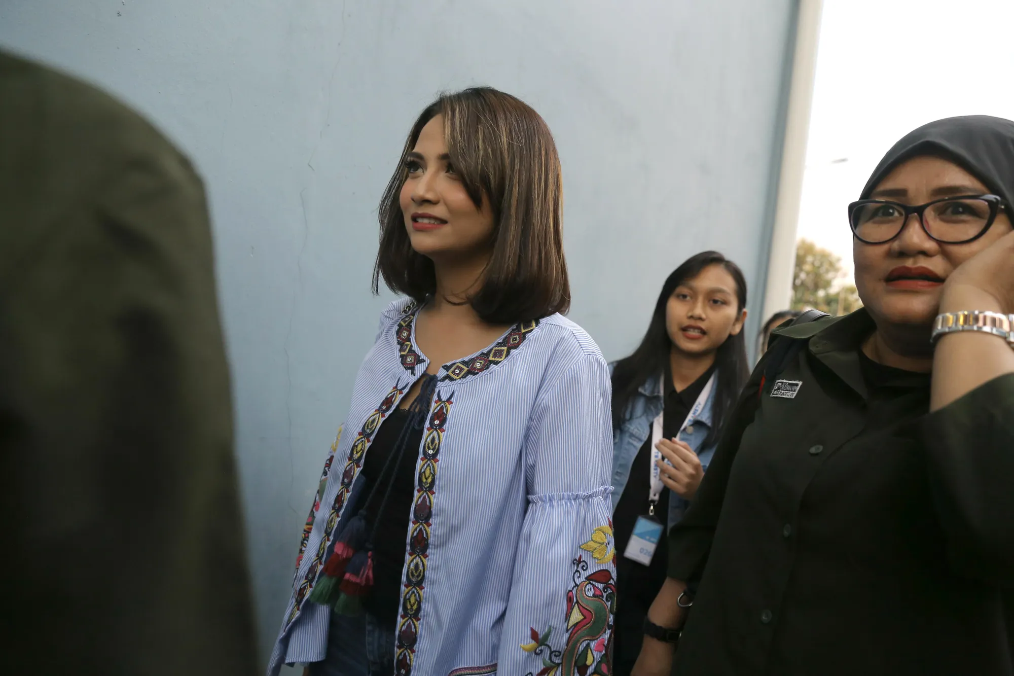 Vanessa Angel masih berharap bisa menyelesaikan masalah ini secara kekeluargaan © KapanLagi.com/Agus Apriyanto