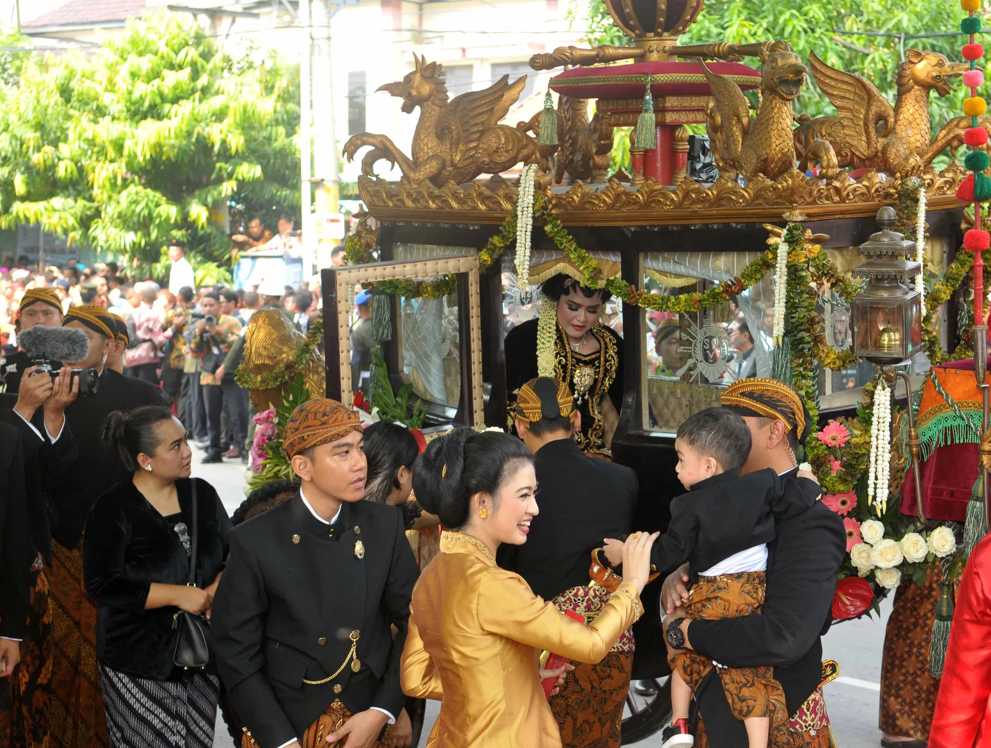 Jan Ethes di acara nikahan Kahiyang ©KapanLagi.com/Bayu Herdianto