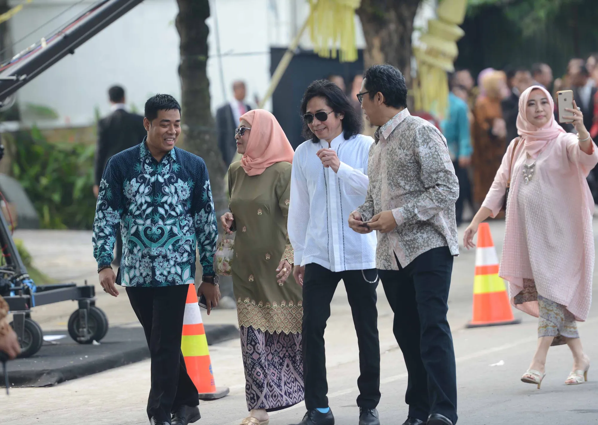 Abdee Slank pun turut hadir dalam acara pernikahan Kahiyang Ayu dan Bobby Nasution © KapanLagi.com/Bayu Herdianto