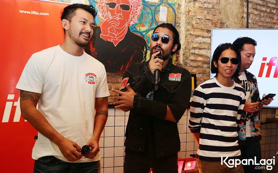Rio Dewanto bercerita soal perkembangan sang anak dan kegiatan sang istri. © KapanLagi.com/Bayu Herdianto