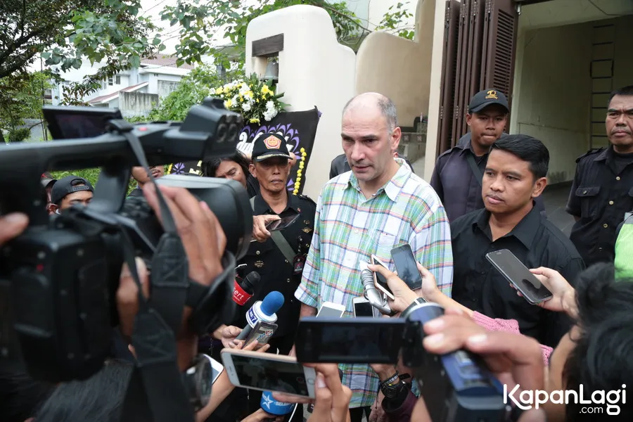 Eliseo sempat bercerita tentang Bondan Winarno di hadapan awak media. /© KapanLagi.com/Muhammad Akrom Sukarya