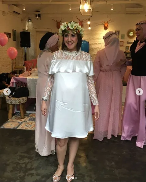 Perayaan baby shower Aya /Credit: @andisorayabeatrix