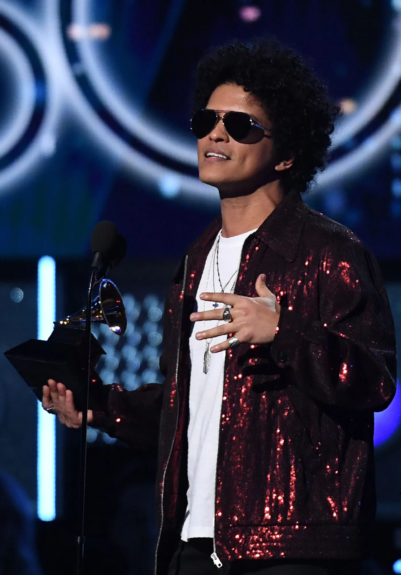 'Finesse' jadi klip kelima belas Bruno Mars yang meriah 200 juta viewers! © AFP