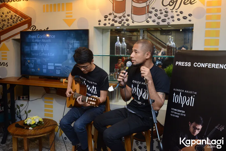 Tohpati ajak Marcell untuk kolab / Credit: KapanLagi - Bayu Herdianto