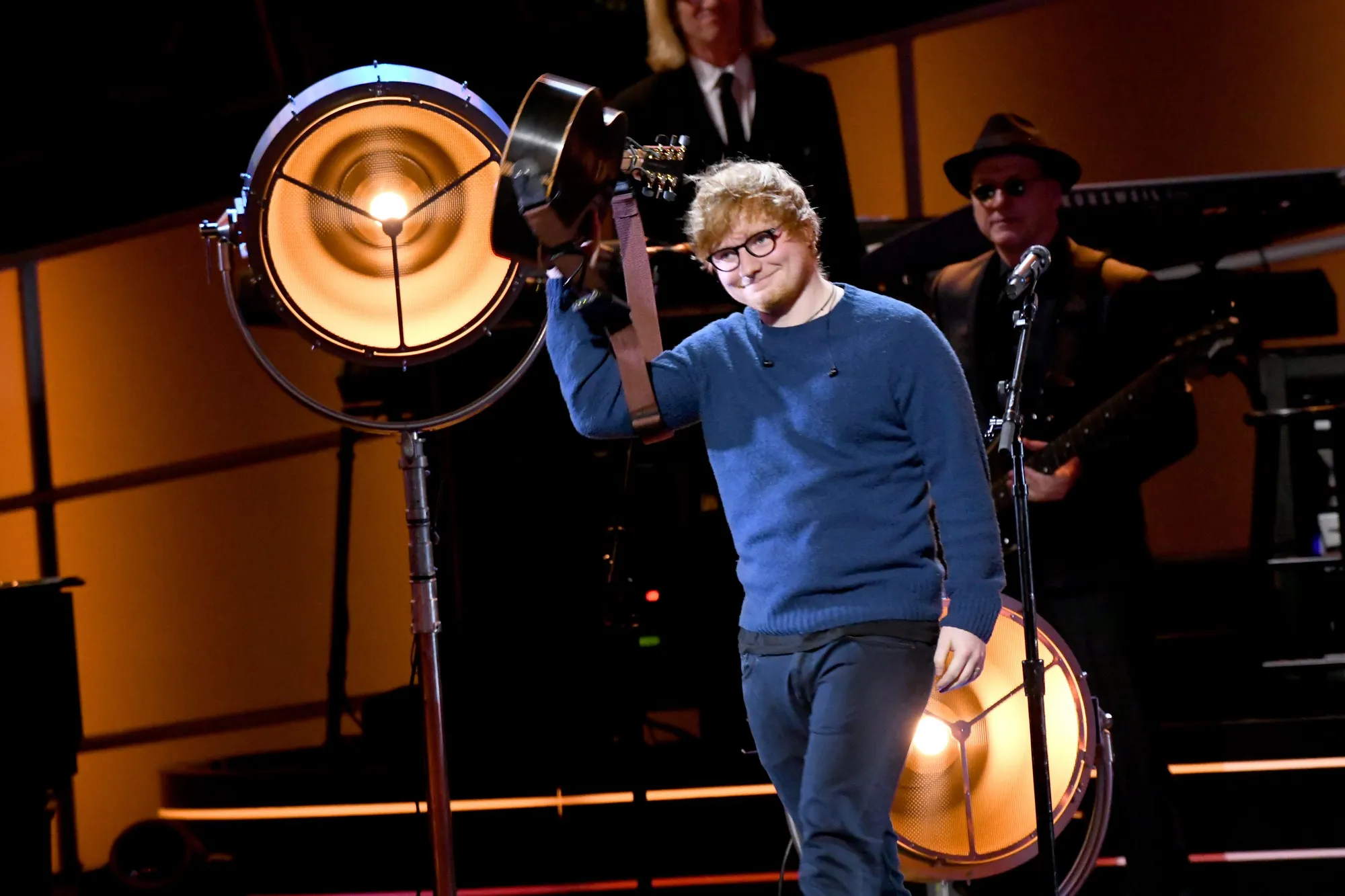 Ed Sheeran lebih suka mencari musik baru lewat rekomendasi orang lain atau saat mendengarkan radio © AFP