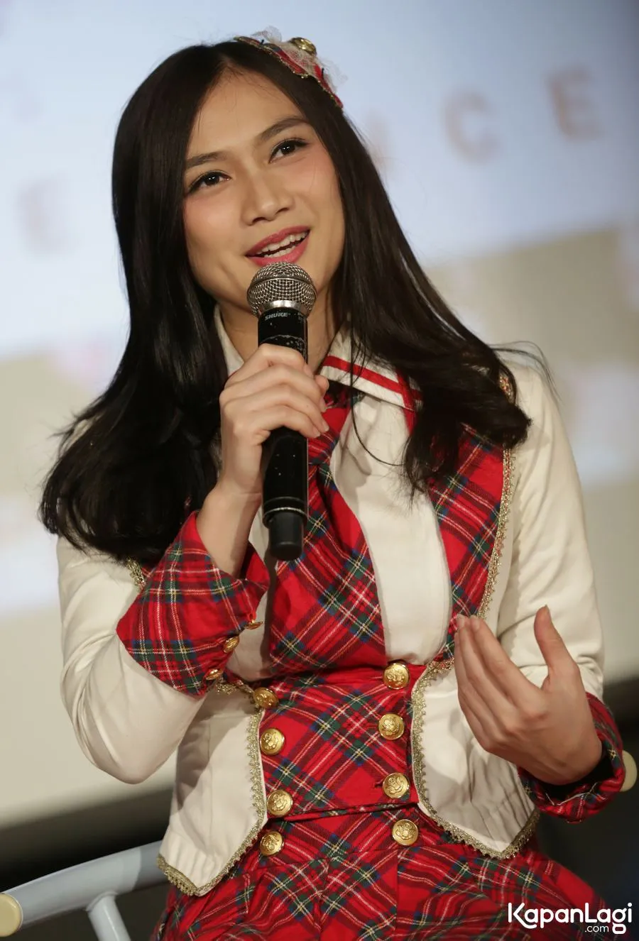 Melody lebih pengen kerja kantoran? / Credit: KapanLagi.com - Agus Apriyanto