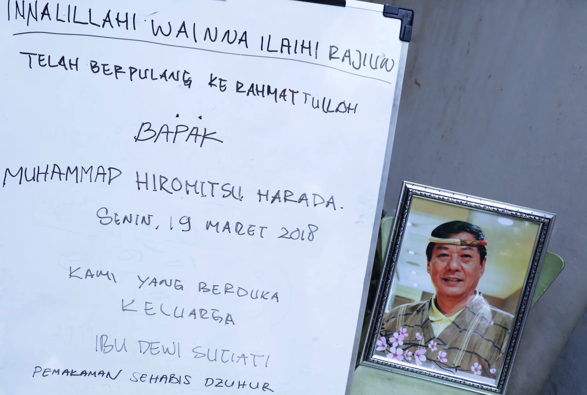 Muhammad Hiromitsu Harada meninggal dunia, Senin (19/3) ©KapanLagi.com/Agus Apriyanto
