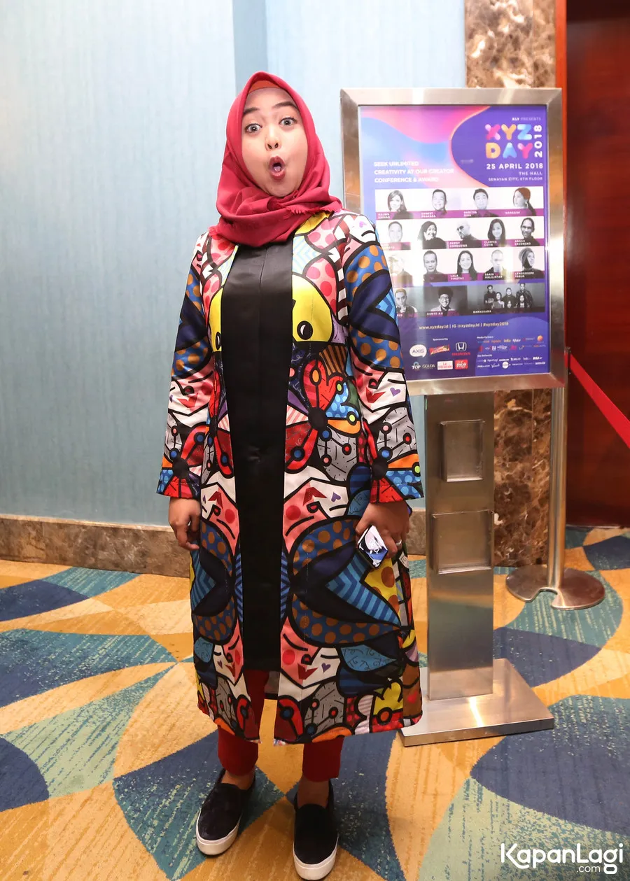 Ria Ricis saat menghadiri XYZ Day 2018. © KapanLagi.com/Budy Santoso