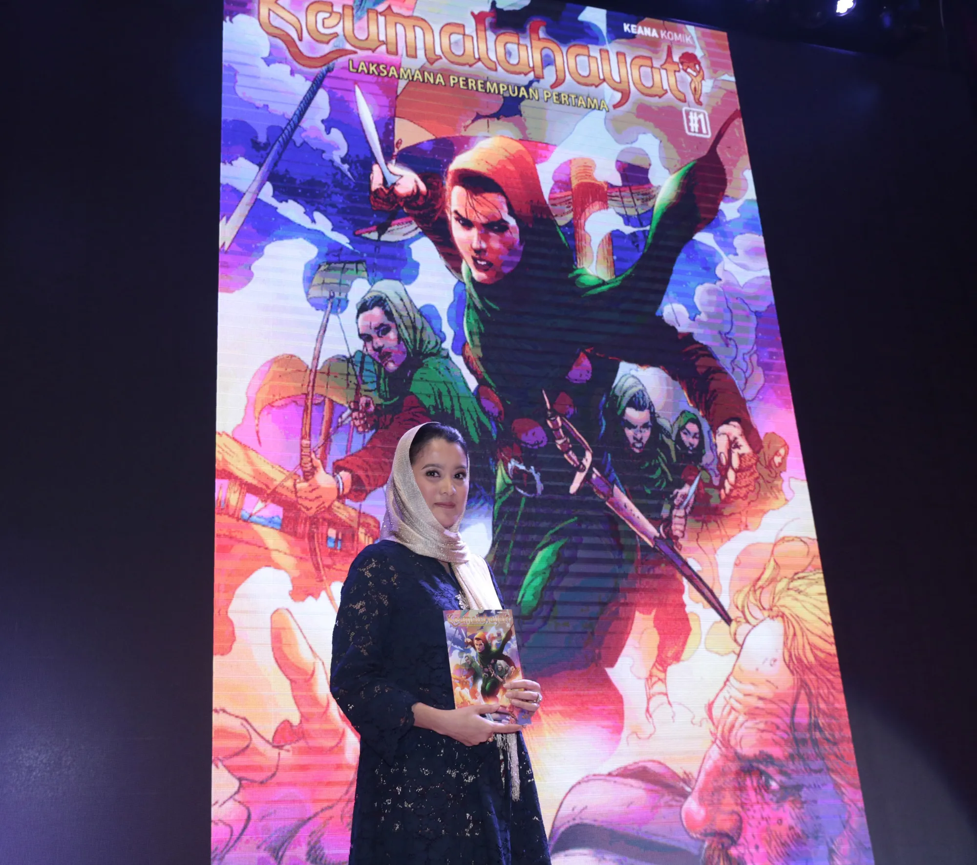 Marcella Zalianty gunakan media komik untuk kenalkan pejuang asal Aceh pada kaum milenials © KapanLagi.com/Muhammad Akrom Sukarya