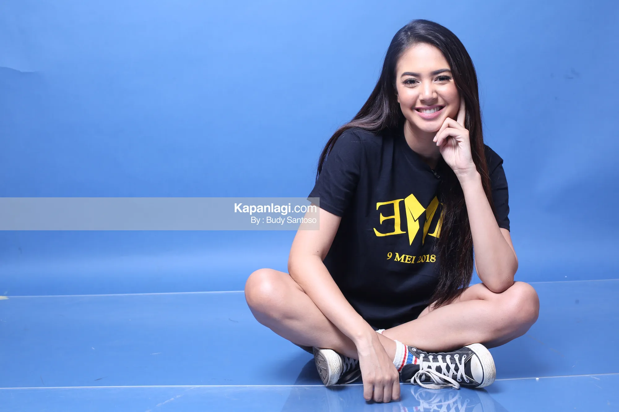 Aurelie Moeremans tak bisa bertemu Ello saat kekasihnya bebas dari rehab. © KapanLagi.com/Budy Santoso