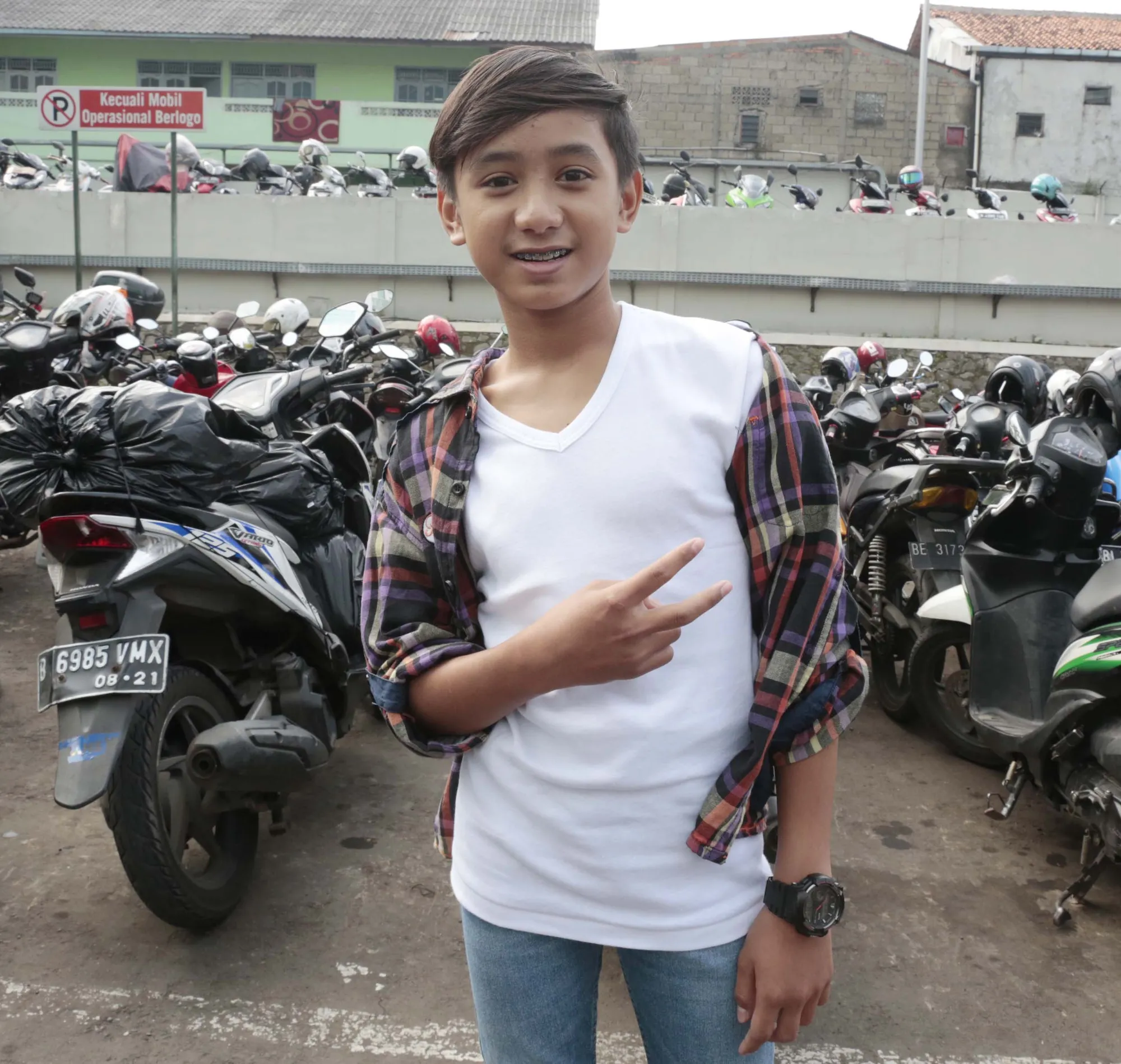 Bowo kerap jadi korban bully di sekolah / Credit: KapanLagi - Akrom Sukarya