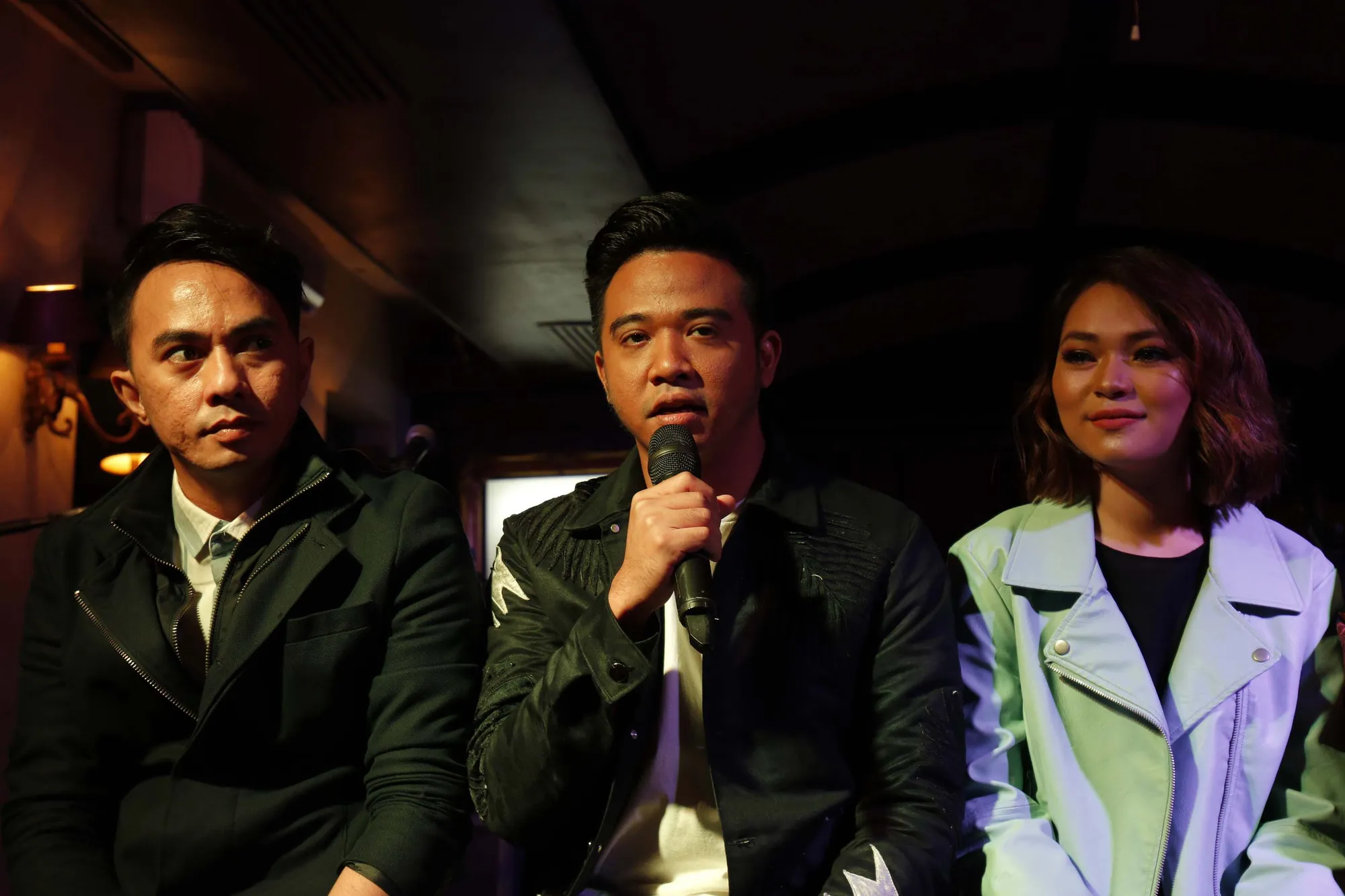 Roby tegaskan jika Momo tidak pernah keluar dari Geisha © KapanLagi.com/Muhammad Akrom Sukarya