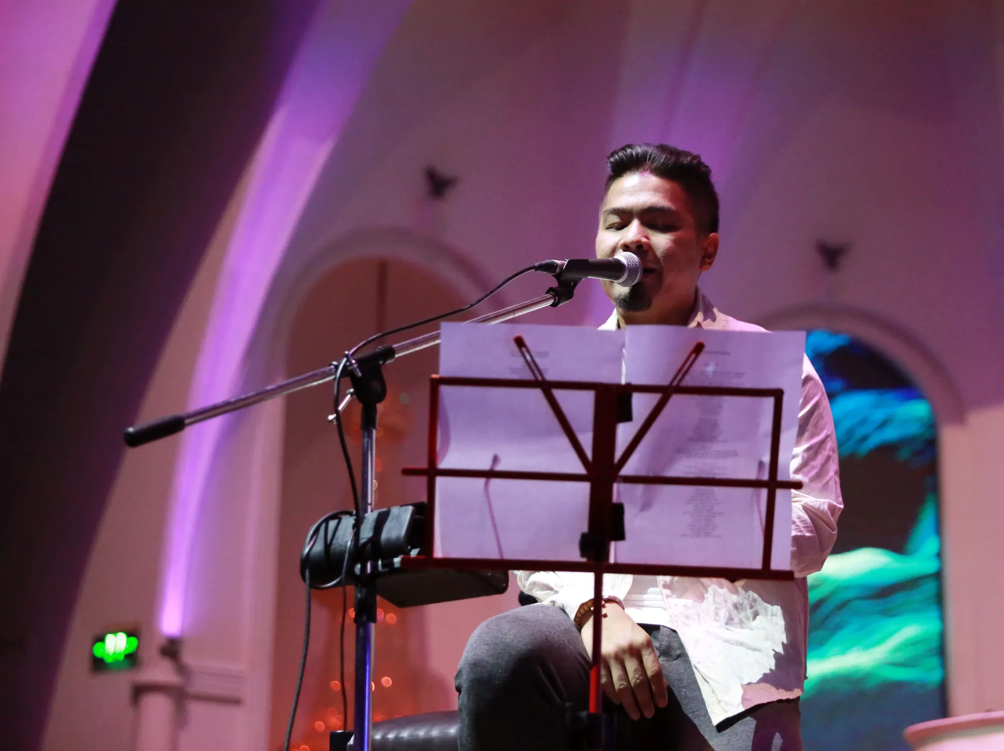 Eksplorasi, Bams usung gaya musik yang berbeda di single baru © KapanLagi.com/Muhammad Akrom Sukarya