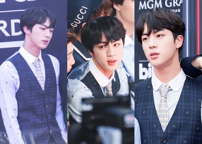 Jin BTS dan Kai EXO Pakai Cardigan Gucci yang Sama, Siapa Lebih