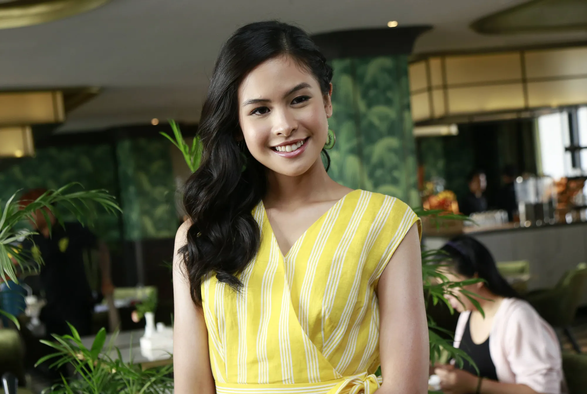 Maudy sangat concern terhadap pola makan / Credit: KapanLagi - Agus Apriyanto