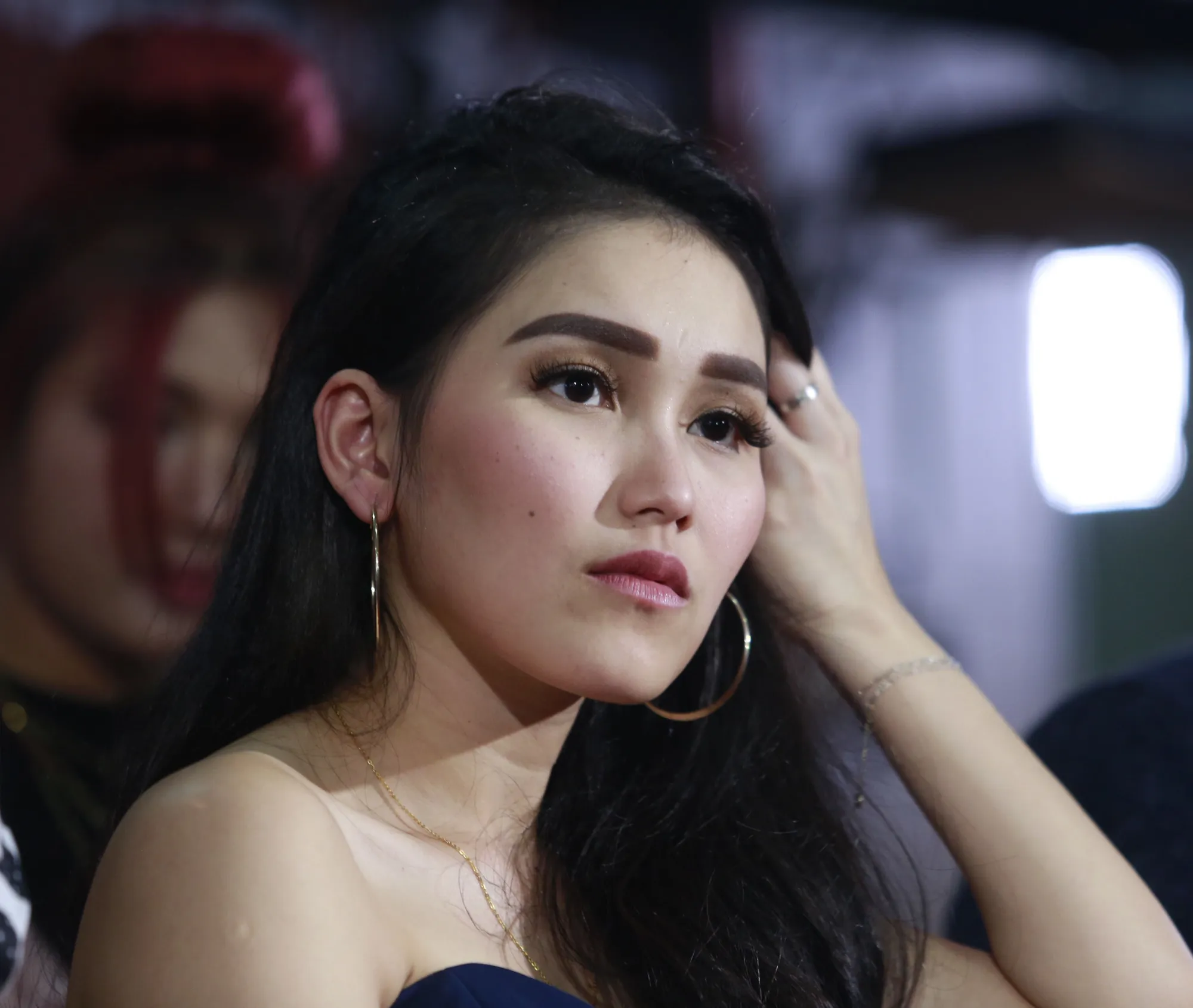 Ayu Ting Ting dukung Ussy Sulistiawaty / Credit: KapanLagi - Akrom Sukarya