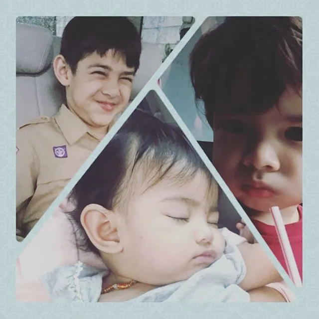 Tiga anak Risty. © https://www.instagram.com/ristytagor/