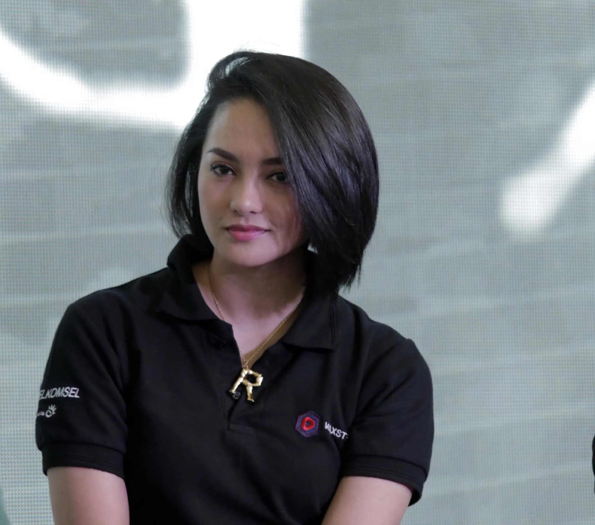 Penampilan Ririn Ekawati dengan rambut pendeknya © KapanLagi.com/Muhammad Akrom Sukarya