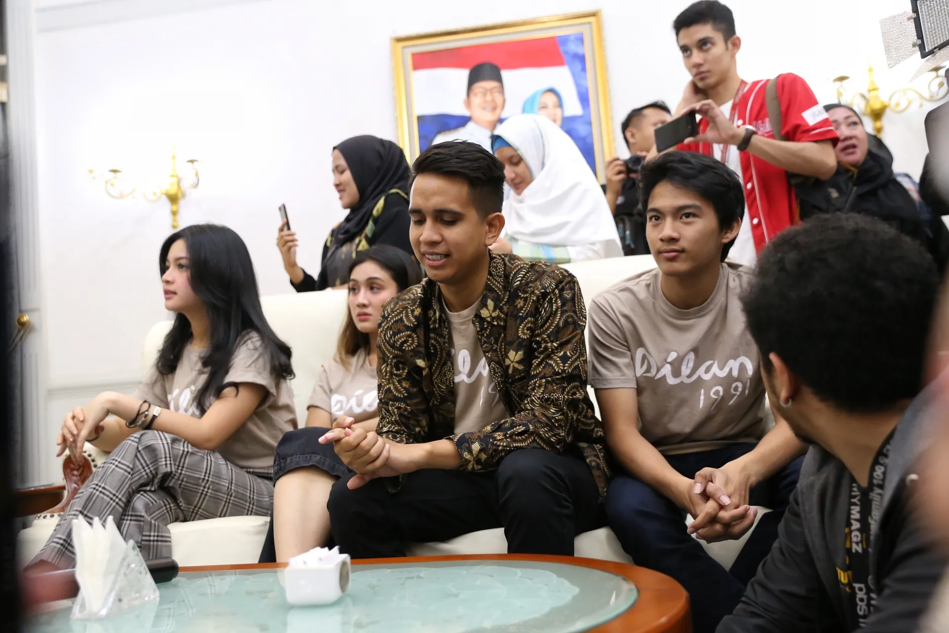 Para pemain film DILAN 1991 © Bintang.com/Adrian Utama Putra