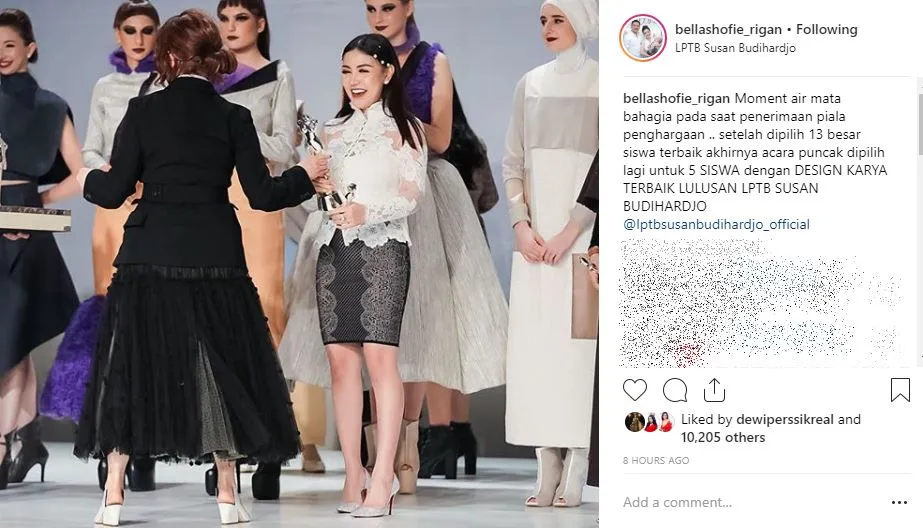 Credit: instagram.com/bellashofie_rigan