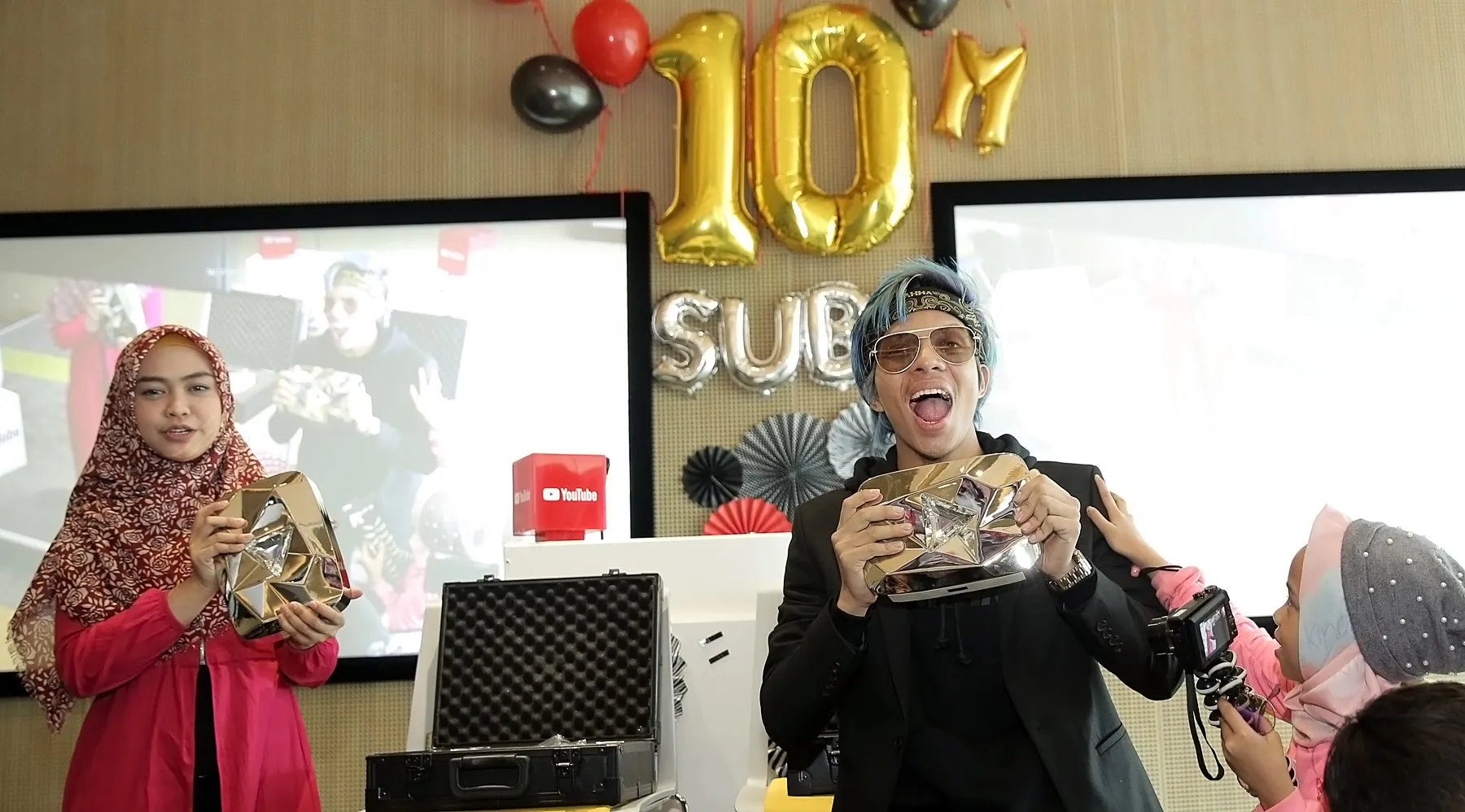 Ria Ricis dan Atta Halilintar © KapanLagi.com®/Bambang E Ros