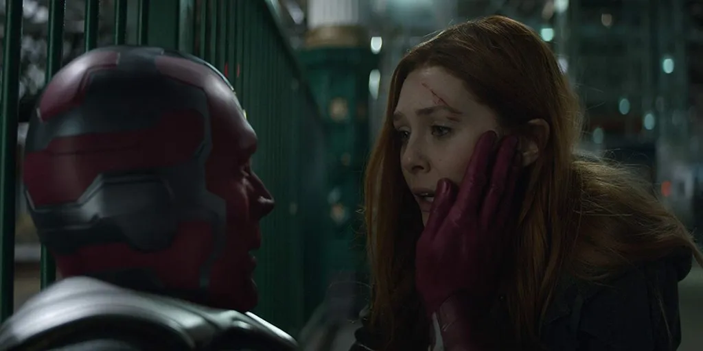 Vision dan Wanda Maximoff