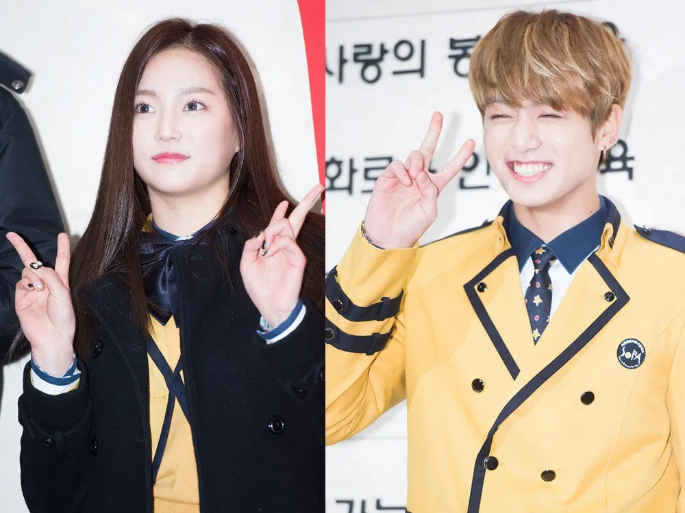 Yeeun CLC dan Jungkook BTS © Istimewa
