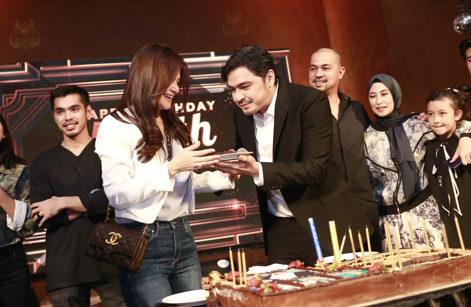 Ulang tahun Thomas Djorghi © KapanLagi.com/Agus Apriyanto