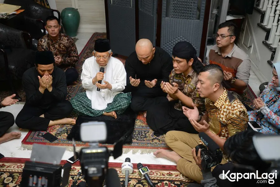 Deddy Corbuzier - Ma'ruf Amin © KapanLagi.com/Bayu Herdianto