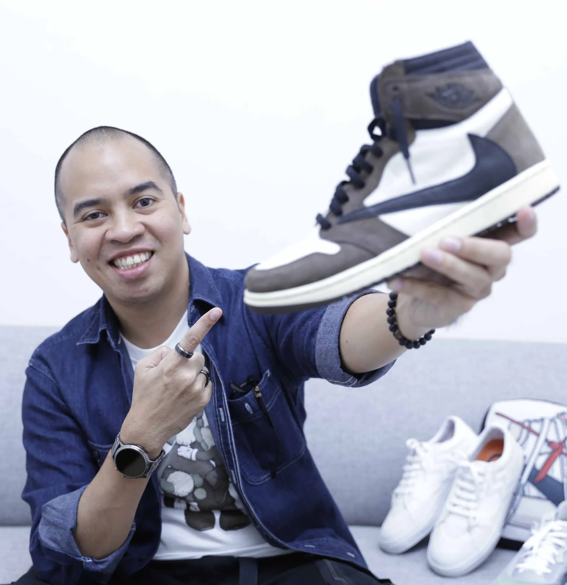 Koleksi sneakers Adityalogy © KapanLagi/Bayu Herdianto