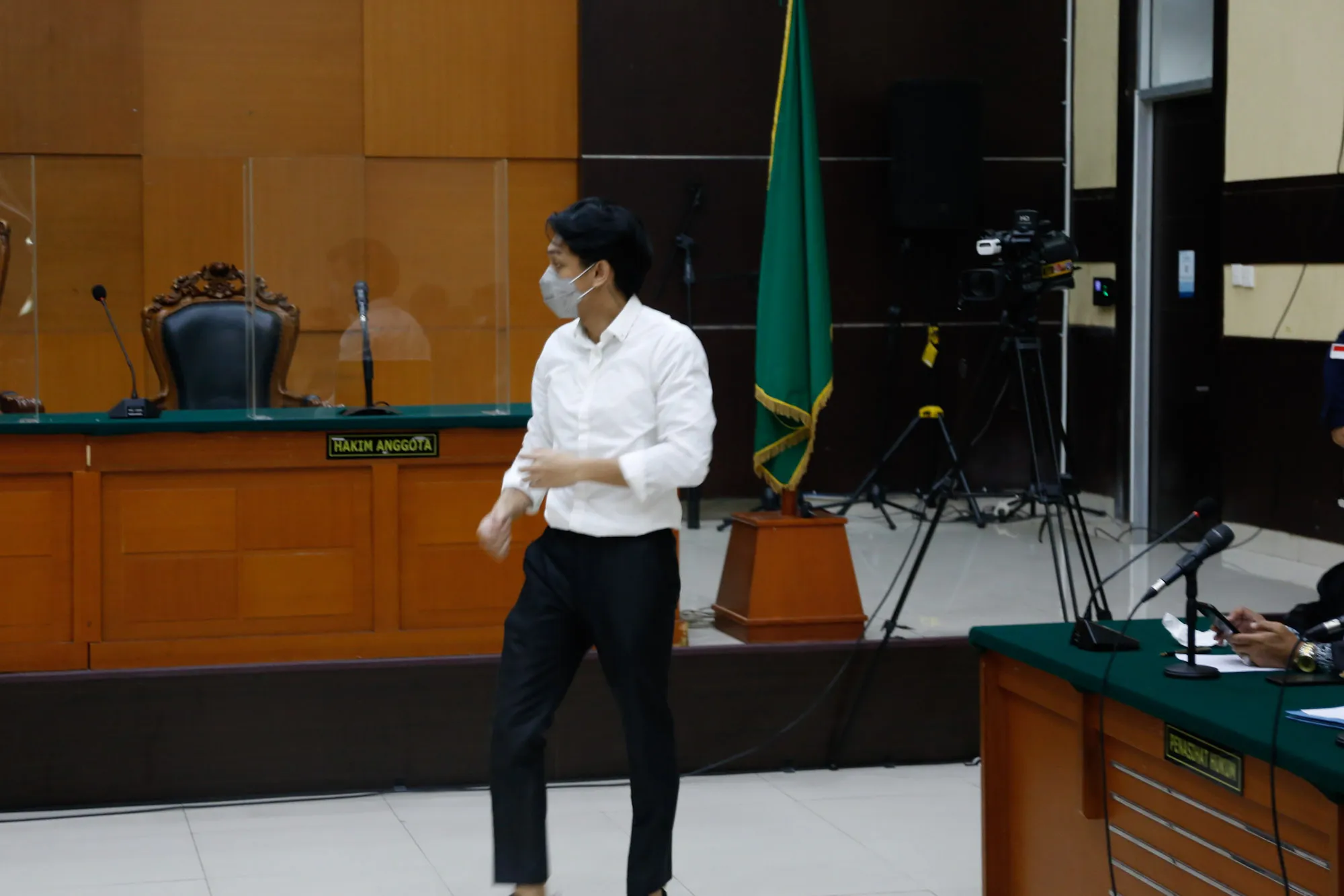 Gaga Muhammad kala sidang © KapanLagi.com/Bayu Herdianto