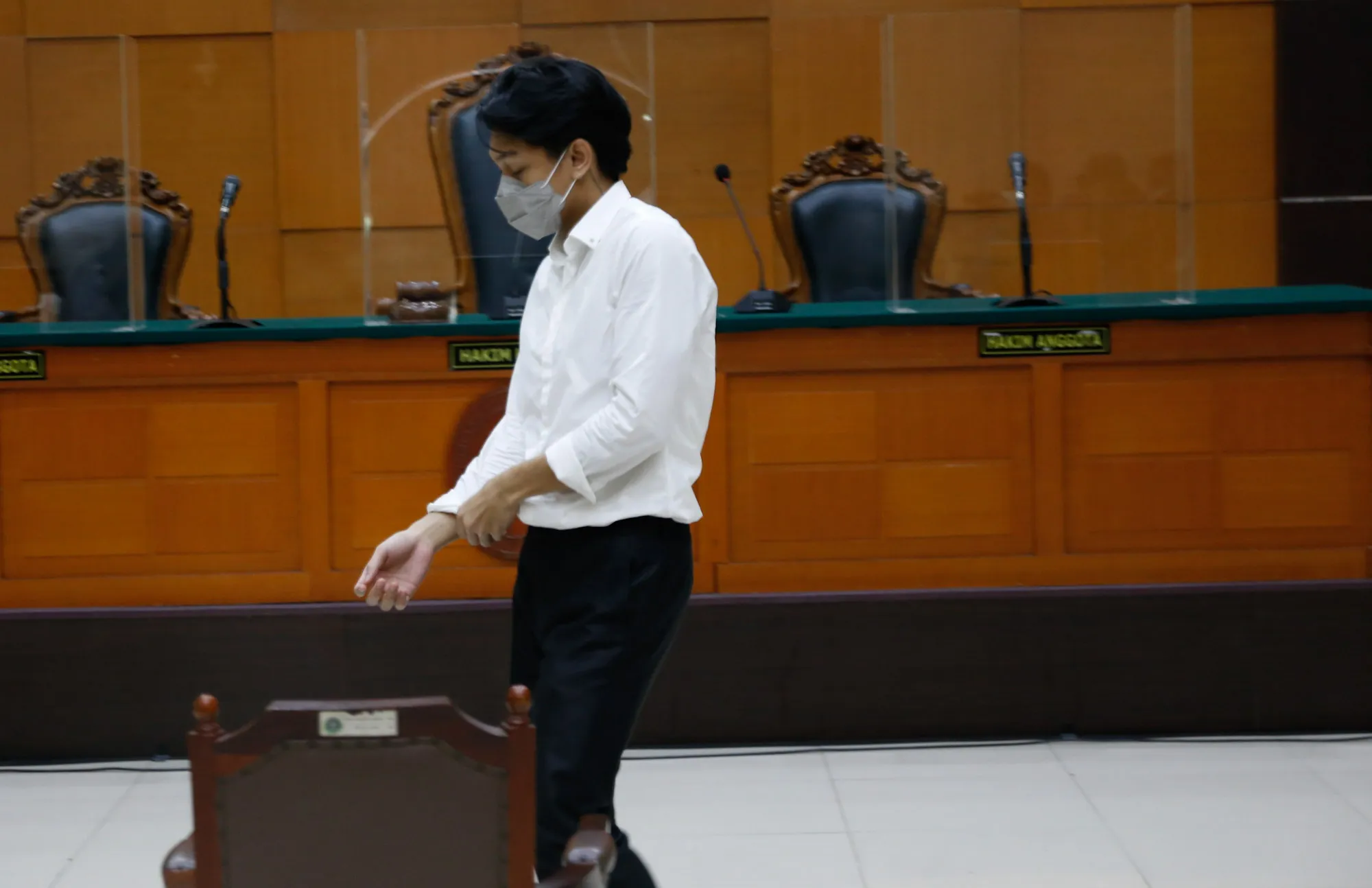 Gaga Muhammad kala sidang © KapanLagi.com/Bayu Herdianto