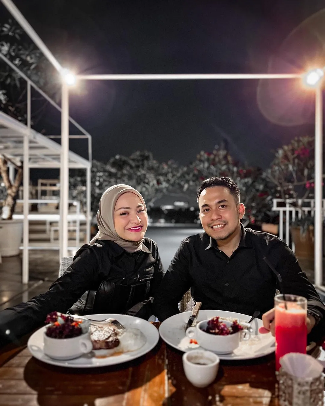 Nathalie Holscher dan Fariz © instagram/nathalieholscher