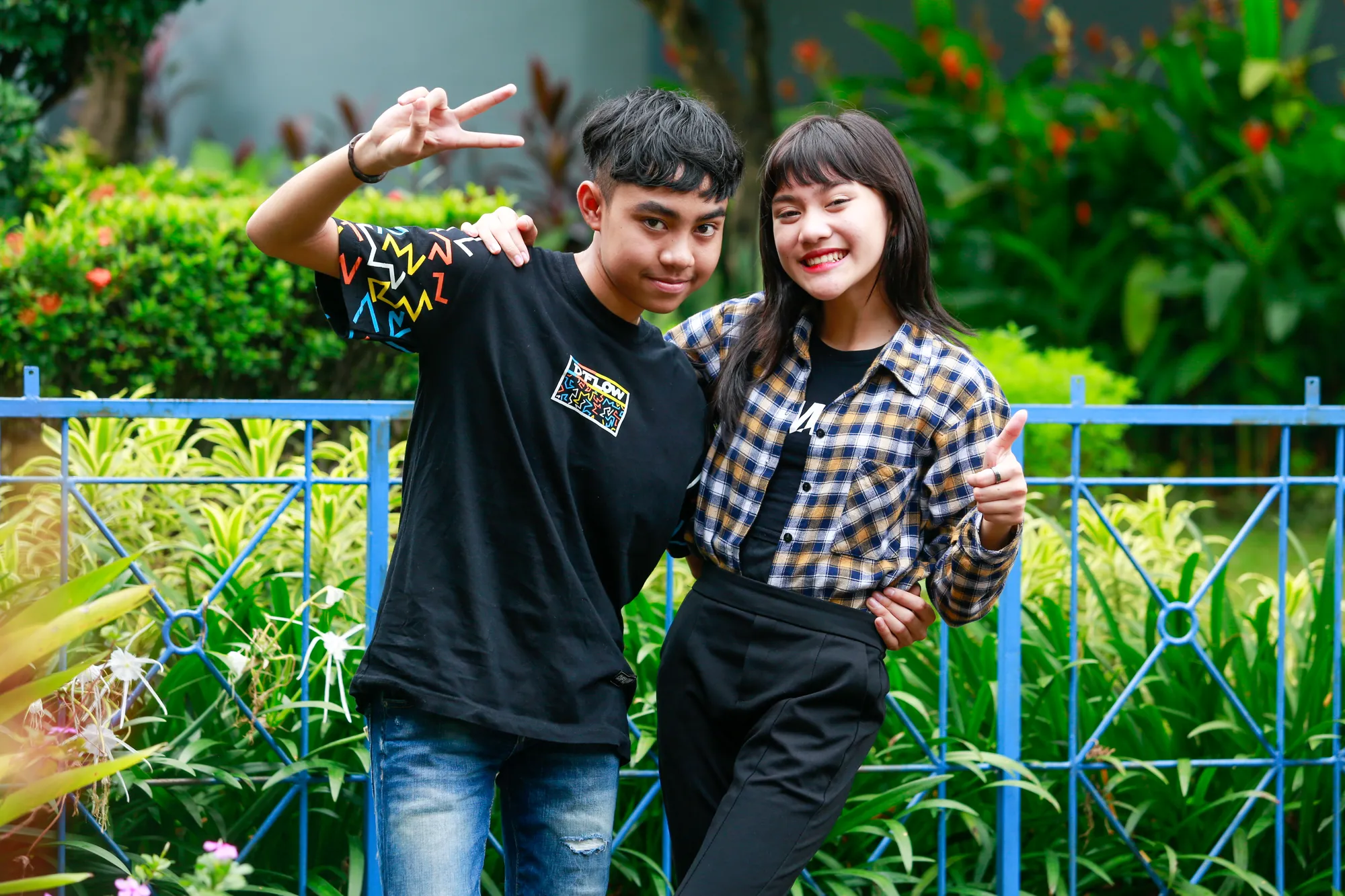 Aby dan Sridevi © KapanLagi.com/Muhammad Akrom Sukarya