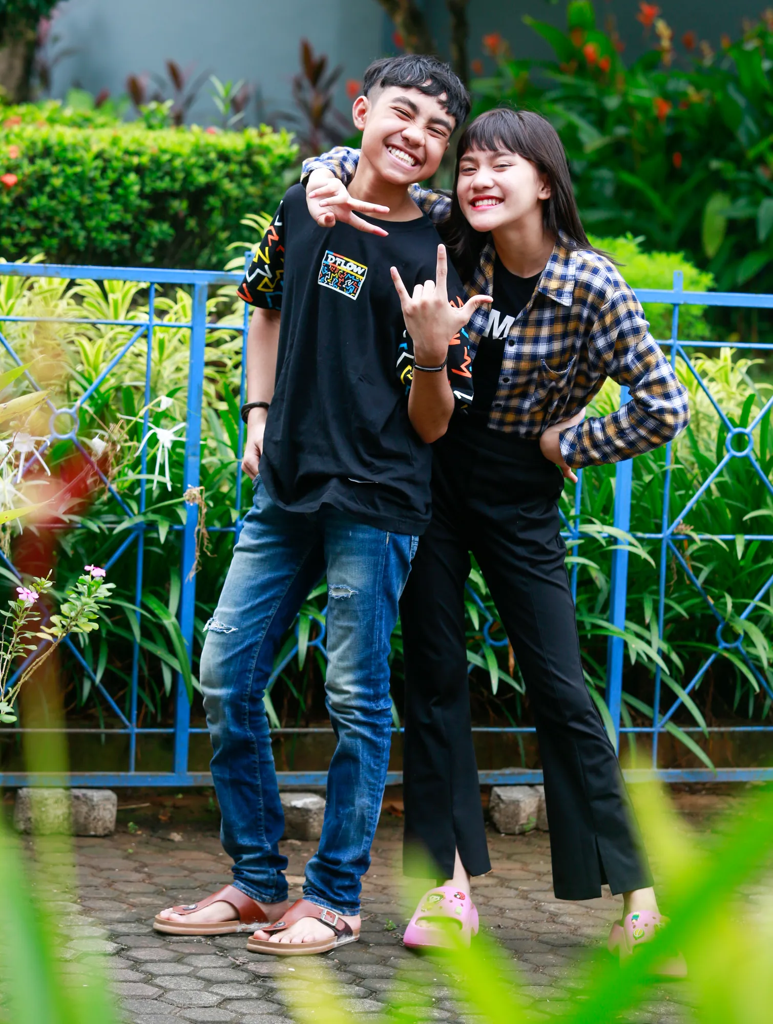 Sridevi dan Aby © KapanLagi.com/Muhammad Akrom Sukarya