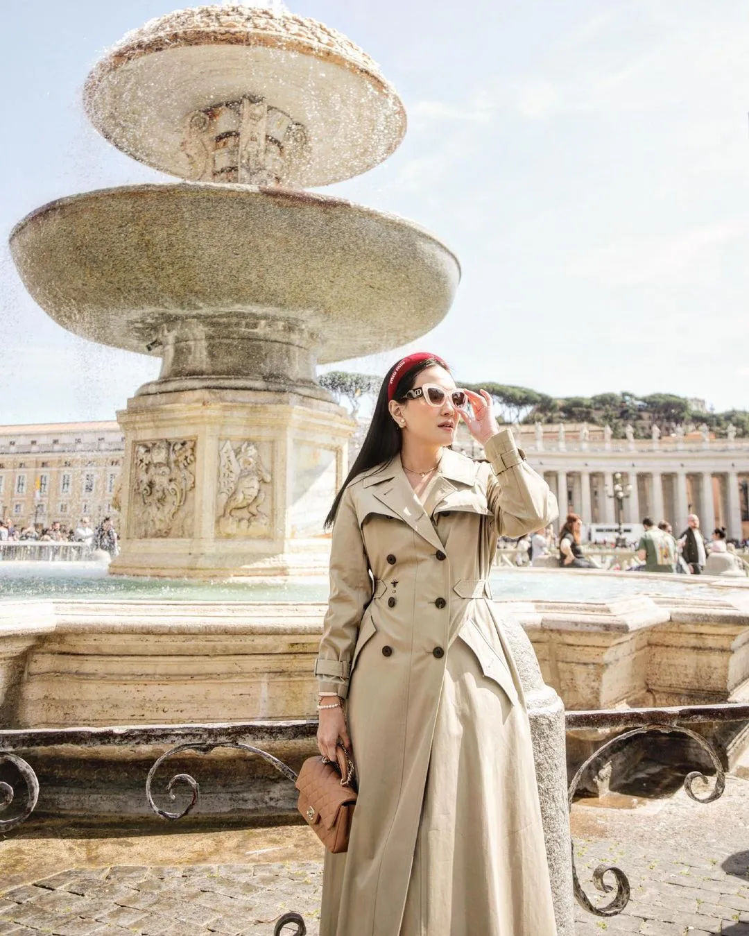 Shandy Aulia saat ini sedang berada di Roma, Italia © instagram/shandyaulia