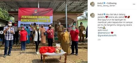 5 Potret Inul Daratista Terjun Langsung ke Lapangan Bagikan Bantuan, Terenyuh Ada yang Rumahnya Jadi Satu Dengan Kandang Kambing