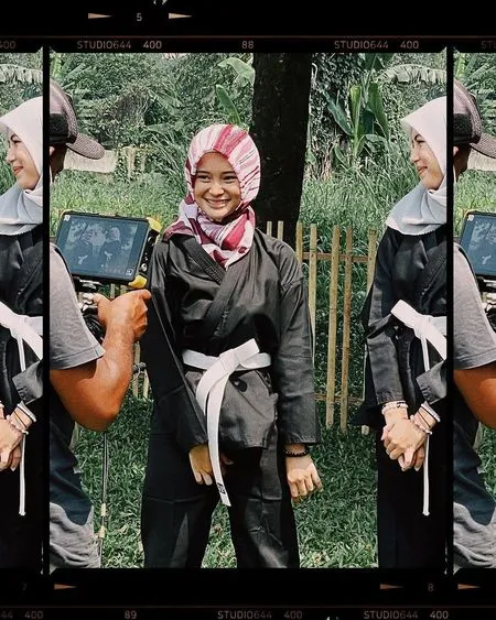6 Potret Liyan Zef Bintang Sinetron 'DARI JENDELA SMP' saat Tampil Berhijab, Imut - Cantiknya Bikin Adem