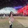 7 Gaya Dita Karang Nonton Coachella, Cantik dan Manis Pakai Dua Outfit Berbeda
