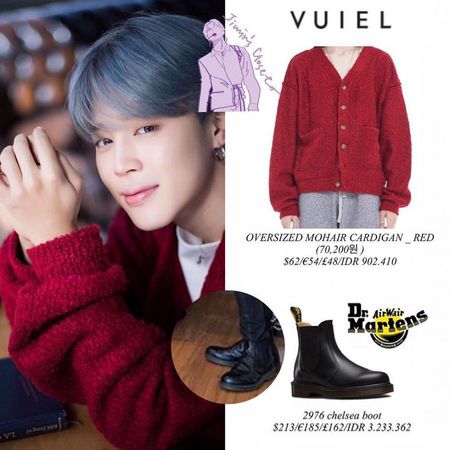 vuiel oversized mohair cardigan