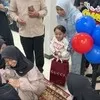 7 Potret Nathalie Holscher Berhijab di Syukuran Ulang Tahun Adzam, Sule Ikut Hadir