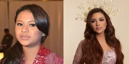 7 Potret Seleb Tanah Air yang Bikin Pangling Sebelum dan Sesudah Terkenal, Pipi Chubby Aurel Hermansyah Jadi Tirus - Lucinta Luna Dulunya Kerja di Salon
