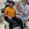 7 Potret Sigra Anak Anji dan Wina Natalia Periksa ke Dokter THT, Ada Stiker Masuk ke Dalam Telinga