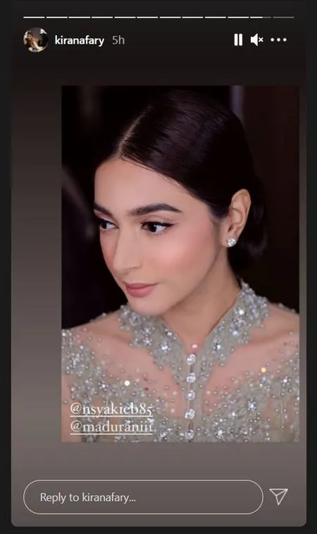 8 Foto Nabila Syakieb di Lamaran Ali Syakieb - Margin Wieheerm, Cantik Pakai Kebaya dan Dipanggil Madam