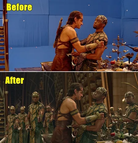 8 Foto Sebelum-Sesudah Efek CGI 'GODS OF EGYPT', Bikin Pangling!