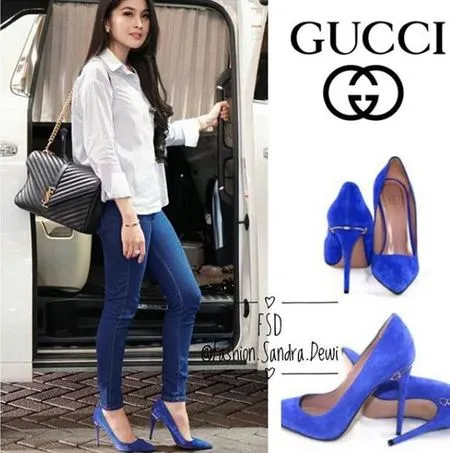8 High Heels Mewah Sandra Dewi Paling Mahal Capai 34 Juta Rupiah Kapanlagi Com